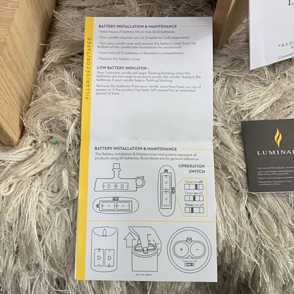 Luminara Red Glitter 5” Red Pillar
Flameless Indoor Candle With Remote - Picture 16 of 17